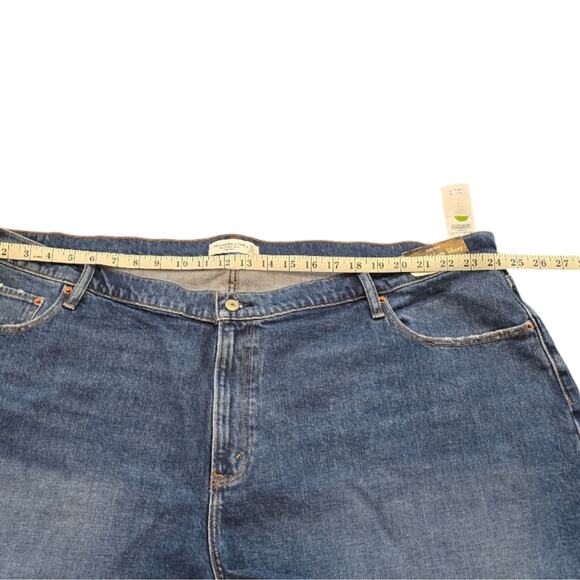 Abercrombie and fitch 4" mom high rise shorts med wash Plus Size 24 New! - Picture 5 of 14